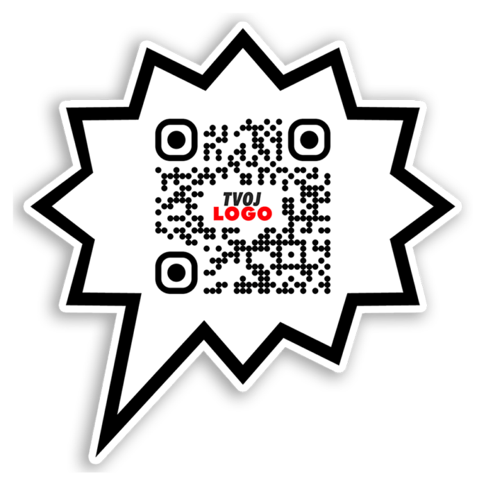 TikTok – QR kod Nalepnica (Kopiraj)