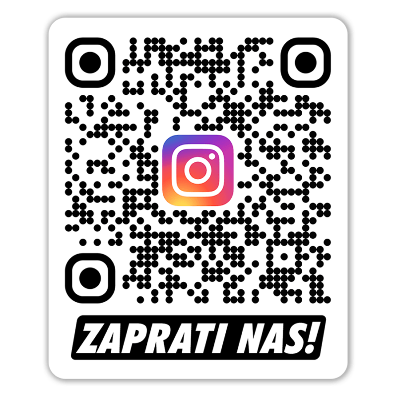 IG Simple - QR kod Nalepnica