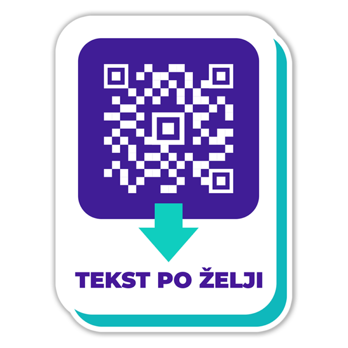 Scan 25 - QR kod Nalepnica