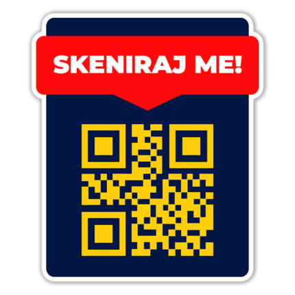 Scan 33 - QR kod Nalepnica