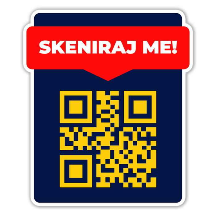 Scan 33 - QR kod Nalepnica