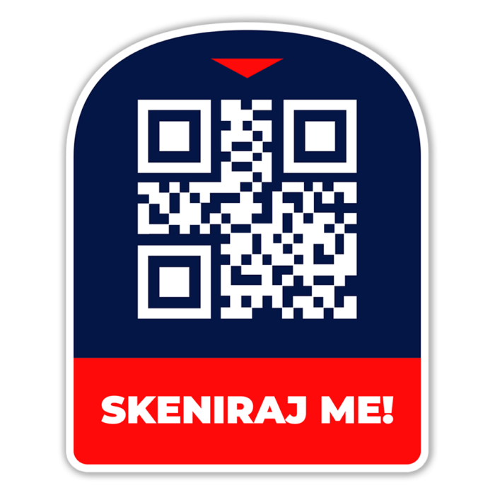 Scan 36 - QR kod Nalepnica