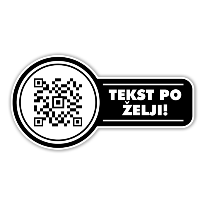 Scan me 11 - QR kod Nalepnica