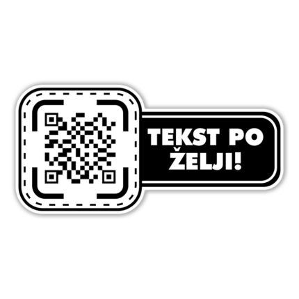 Scan me 7 - QR kod Nalepnica